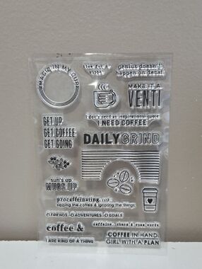 Coffee Clear Stamp Set